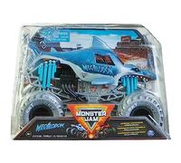 Monster Jam Mostro, Megalodon Monster Truck, Veicolo pressofuso da Collezione, Scala 1:24, Giocattoli per Bambini dai 3 Anni in su, Colore (Nuovo Modello), 6063913