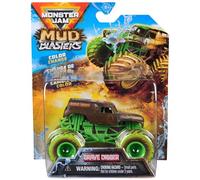 Monster Jam Mud Blasters, Grave Digger Camion Cambiamento di colore, 1:64 Die Cast Veicolo, Giocattoli per Bambini per Ragazzi e Ragazze 3+