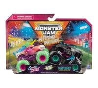 Monster Jam Nitro Neon Sparkle Smash vs Max-D (scala 1:64, confezione doppia)