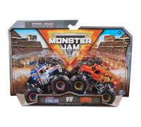 Monster Jam Official Lucas Stabilizer Vs. Jester Die-Cast Monster Trucks Scala 1:64 Giocattoli per bambini dai 3 anni in su