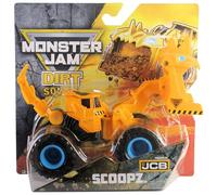 Monster Jam Scoopz, veicolo pressofuso in scala 1:64, Monster Truck ufficiale Dirt Squad alimentato da JCB, serie 11