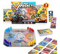 Monster Jam Set di giochi da tavolo 3 in 1 - Bundle con tavola pop-up, gioco di corrispondenza e carte da gioco per bambini Plus adesivi, altro ancora | Sonic Games for Birthday Party