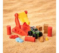 Monster Jam - Set di lanciatori di tombe con camion pressofuso, lanciatore e accessori, giocattolo ufficiale Spin Master, dai 3 anni in su