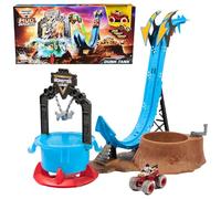 Monster Jam - SFIDA Fango E Acqua Dalmatian Dunk E Auto Mostro Esclusivo Che Cambia Colore Scala 1:87-6072014 - Auto per Bambini - Giochi Bambini - Giocattoli Bambini 3 anni +
