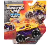 Monster Jam Smash & Bash Il Toro Pazzo - Camion mostro riparabile a pressione, scala 1:64, giocattolo per bambini e bambine dai 3 anni in su
