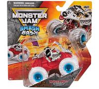 Monster Jam Smash & Bash Monster Mamma Dalmata 1:64, giocattolo riparabile per ragazzi e ragazze dai 3 anni in su