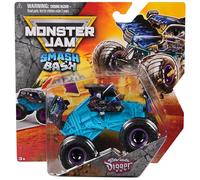 Monster Jam Smash & Bash Son Uva Digger 1:64 Die Cast Monster Truck, giocattolo riparabile per ragazzi e ragazze dai 3 anni in su
