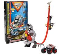 Monster Jam ThunderROARus - Set da gioco a goccia con esclusivo Monster Truck, oltre 2 metri di altezza, luci e suoni, giocattoli per bambini per ragazzi e ragazze dai 5 anni in su