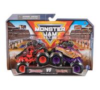 Monster Jam, ThunderROARus vs. Velociraptor Monster Truck pressofuso, scala 1:64, giocattoli per bambini dai 3 anni in su