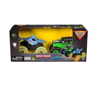 Monster Jam Glowing Light Tractor Multicolor Bambini