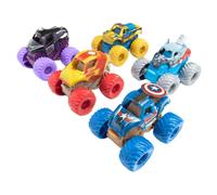 Monster Jam - Mini Monster Truck Marvel - Sorpresa scala 1:87 - Confezione 5 pezzi