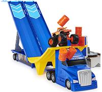 Monster Jam Ufficiale 2 in 1 Trasformazione Trasformazione Hauler Playset con Esclusiva Scala 1:64 El Toro Loco Die Cast Monster Truck