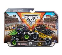 Monster Jam, Ufficiale Bakugan Dragonoid Vs. Batman pressofuso Monster Trucks, scala 1:64, giocattoli per bambini dai 3 anni in su