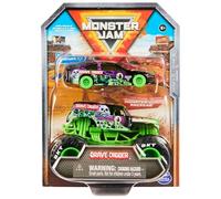 Monster Jam Ufficiale scala 1:64 Diecast 2-Pack Serie 5 Monster Truck e Race Car: Grave Digger