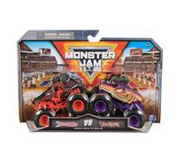 Monster Jam Ufficiale scala 1:64 Diecast Truck 2-Pack Serie 31 ThunderROARus vs Velociraptor