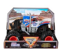 MONSTER JAM, Lucas Stabilizer Monster Truck, veicolo pressofuso da collezione, scala 1:24, giocattoli per bambini per bambini dai 3 anni in su