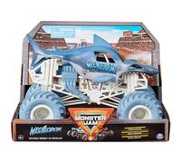 MONSTER JAM, Megalodon Monster Truck, veicolo pressofuso da collezione, scala 1:24, giocattoli per bambini e bambine dai 3 anni in su