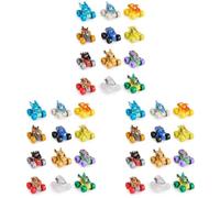 MONSTER JAM, Veicolo Monster Truck Ufficiale Mini Gold Dragon Mystery da Collezione (i Modelli Possono variare), in Scala 1:87 (Confezione da 3)