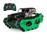 Monster Jam, Veicolo per esterni con telecomando ufficiale Grave Digger Trax All-Terrain, scala 1:15, giocattoli per bambini per ragazzi e ragazze dai 4 anni in su