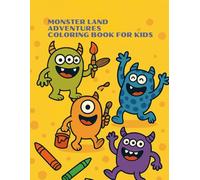 Monster Land Adventures - Coloring Book for Kids