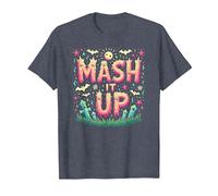 Monster Mash It Up, Divertente Festa di Halloween Maglietta, Uomo, Pervinca, S