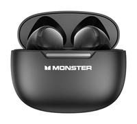 MONSTER N-Lite208 Auricolari Wireless, 5 ore di autonomia, Impermeabili, Nero, Bianco, Pelle