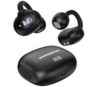 Monster Open Ear AC339, auricolari Bluetooth 6.0 stereo audio, clip orecchio aperto 40 ore di riproduzione, controllo touch, impermeabile IPX6, nero