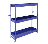 Monster Racking - Scaffale Blu per Van e Furgone in Acciaio Inossidabile con 3 Ripiani 116,5cm x 115cm x 34,8cm