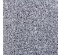 Monster Shop - 20 Quadrotte di Moquette 50x50cm Colore Grigio Platino 5mq Dure Commerciali per Pamenti di Casa e Ufficio