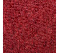 Monster Shop - 20 Quadrotte di Moquette 50x50cm Colore Rosso Scarlatto 5mq Dure Commerciali per Pavimenti di Case e Uffici