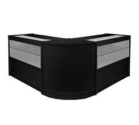 Monster Shop - Set Gemini con 3 Banconi da Negozio e Reception Neri Eleganti
