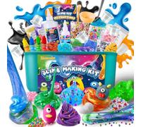Monster Slime Kit, Galaxy Slime Making Kit per bambini 6-12 | Glow in The Dark Creativo per Fabbricare Slime con Accessori, DIY Slime Bambini Ragazze Gioco Giocattoli Bambina Regalo