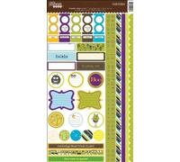 Monster Stew Cardstock Stickers 18cm X13"-