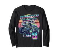 Monster Style Truck 8° Compleanno Bambini Ragazzo 8 Anni Maglia a Manica