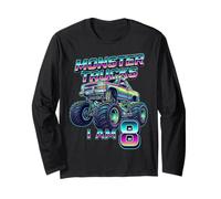 Monster Style Truck 8° Compleanno Bambini Ragazzo 8 Anni Maglia a Manica