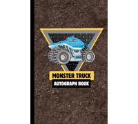 Monster Truck Autograph Book - 50 Blank Pages, 5” x 8” | Collect Signatures & Memories from Your Favorite Drivers, Shark Truck