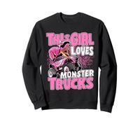 Monster Truck Bambini Bambino Questa Ragazza Ama Monster Trucks Felpa