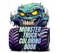 Monster Truck Coloring Book: Exciting Big Wheels and Powerful Machines | Premium Landscape Pages for Endless Fun