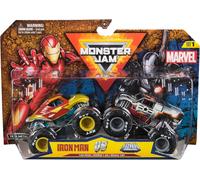 , Monster Truck Die-Cast Ufficiali Marvel Iron Man Vs. War Machine, in Scala 1:6