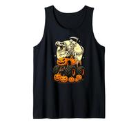 Monster Truck Dinosauro Trex Zucca Halloween Scheletro Canotta