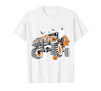 Monster Truck Ghost Pumpkin Costume di Halloween Bambino Ragazzi Maglietta