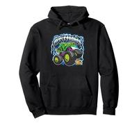 Monster Truck Hot Wheels - Skeletaurus Felpa con Cappuccio