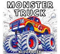Monster Truck Kleurboek: 50 Actievolle Ontwerpen Voor Jongens En Volwassenen Die Van Grote Trucks En Gedurfde Stunts houden!
