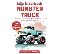Monster Truck Kleurboek voor Kinderen (4-10 Jaar): 80 XXL Pagina’s | Realistische & Cartoon Monstertrucks | Het Perfecte Cadeau voor Jonge Truck-Fans!