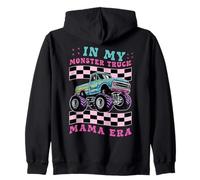 Monster Truck Mamma Era Divertente Mom Mommy Compleanno Felpa con Cappuccio