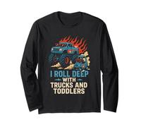 Monster Truck Mamma Monster Truck Mamma Famiglia Motorsport Maglia a Manica