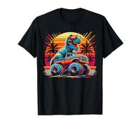 Monster Truck Monster Truck Summer Dinosaur Maglietta