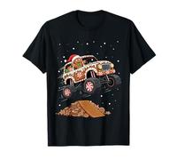 Monster Truck Pan di Zenzero Natale Crush Forno Maglietta