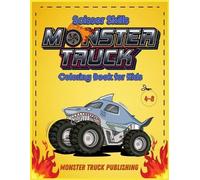 Monster Truck Pub Monster Trucks Scissors Skills coloring book for k (Tascabile)