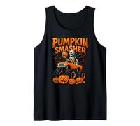 Monster Truck Pumpkin Smasher Halloween Skeleton Ragazzi Ragazze Canotta